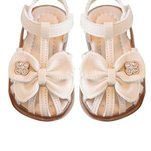 Off white toddler girl sandals